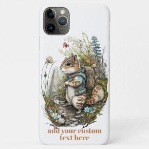 Traveller Chipmunk Wildblume - kundenspezifischer Case-Mate iPhone Hülle