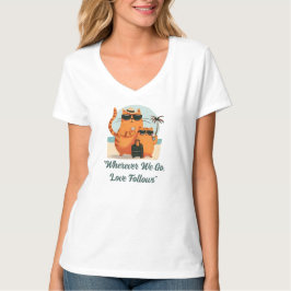 Travelling Cat Love Moment T-Shirt
