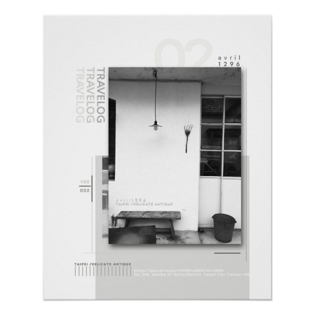 travelog_2 Hochglanzposter Poster (Vorderseite)