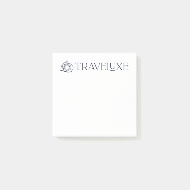 Traveluxe-Logo Post-it Klebezettel (Vorderseite)