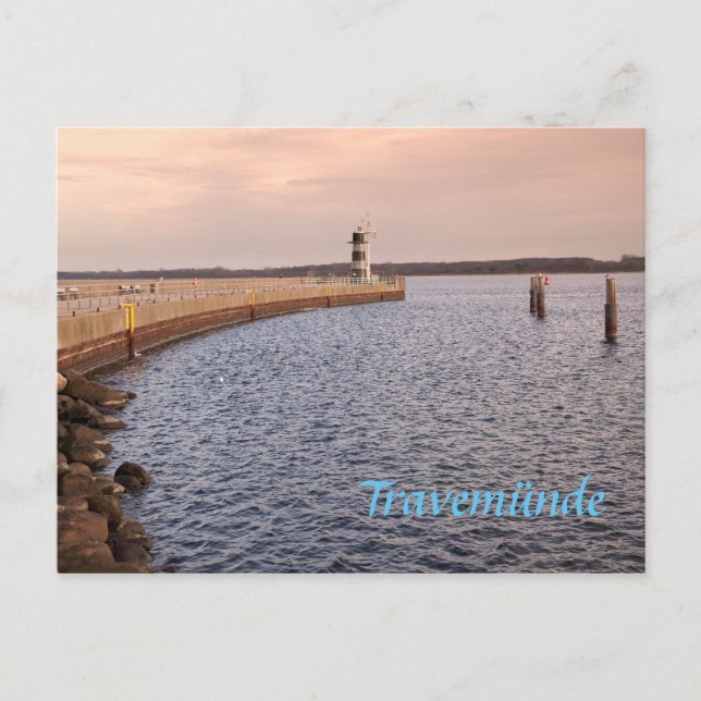 Travemünde-Foto Postkarte (Vorderseite)