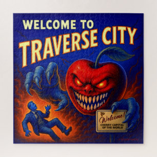 TRAVERSE CITY 20 X 20 ZOLL PUZZLE. PUZZLE