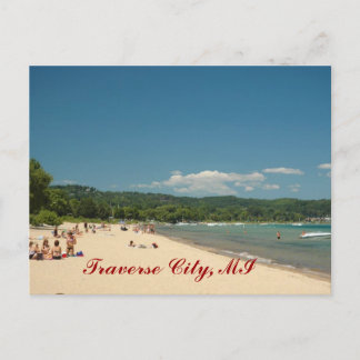 Traverse City Beach Postkarte