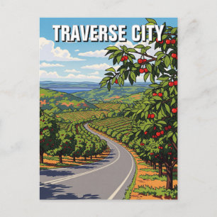 Traverse City Michigan Reise Postkarte