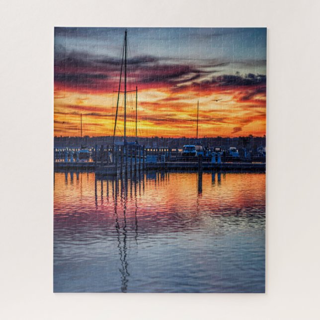 Traverse City Sunrise Puzzle (Vertikal)