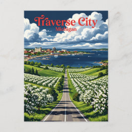 Traverse City USA Postkarte