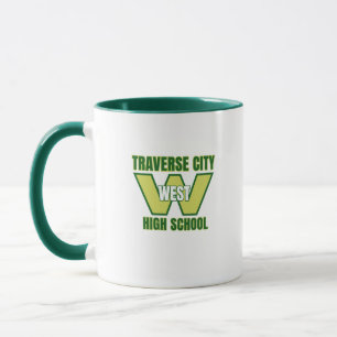 Traverse City West High School Kaffee Tasse