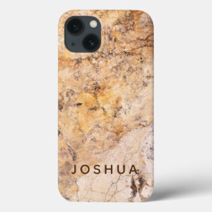 Travertine Stone Phone/iPad Case Individuelle Name