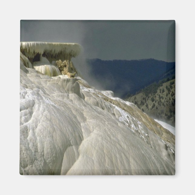 Travertinerterrassen, Yellowstone Nationalpark, Ca Magnet (Vorne)