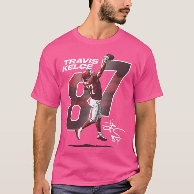 Travis Kelce EinhandCatch T-Shirt (Vorderseite)