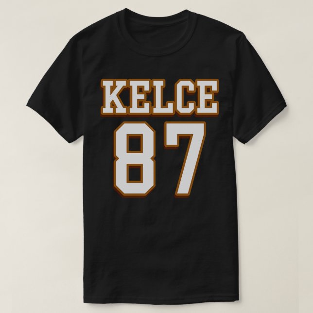 Travis Kelce Jersey T-Shirt (Design vorne)
