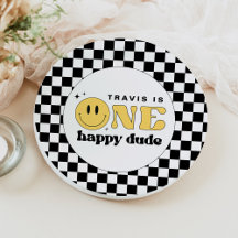 TRAVIS One Happy Typ Smile Face Birthday