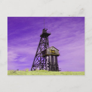 Travona Schachtturm - Butte Montana Postkarte