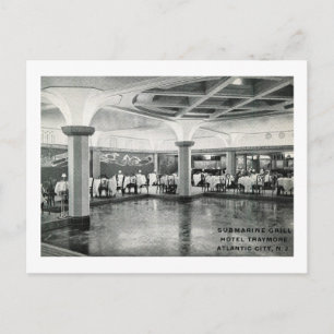 Traymore Hotel, Atlantic City, NJ Vintage Postkarte