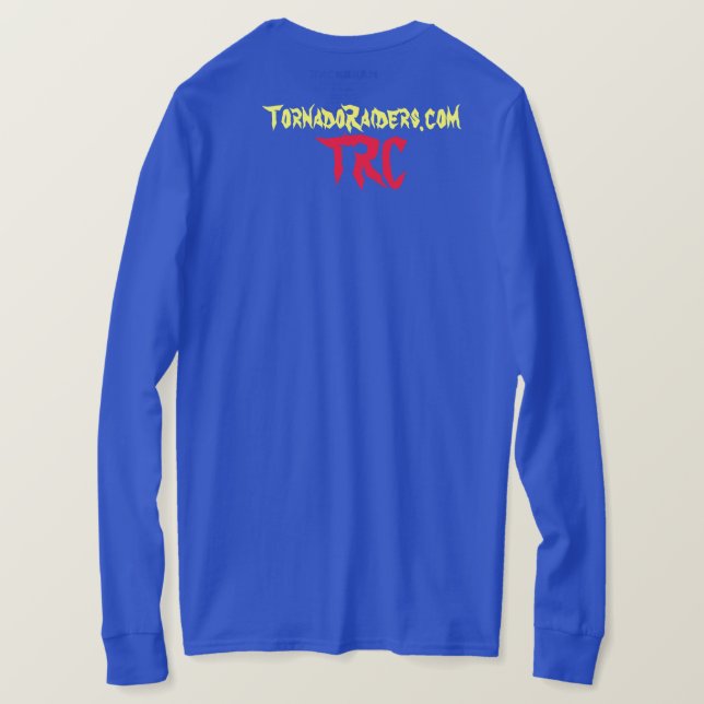 TRC Blue Longsleeve Shirt (Design Rückseite)