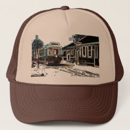 TRC Neon streetcar at star Trucker Hat Truckerkappe