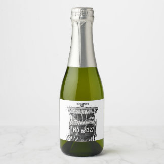 TRC Sketch Mini Champaign Flaschenetikett Set