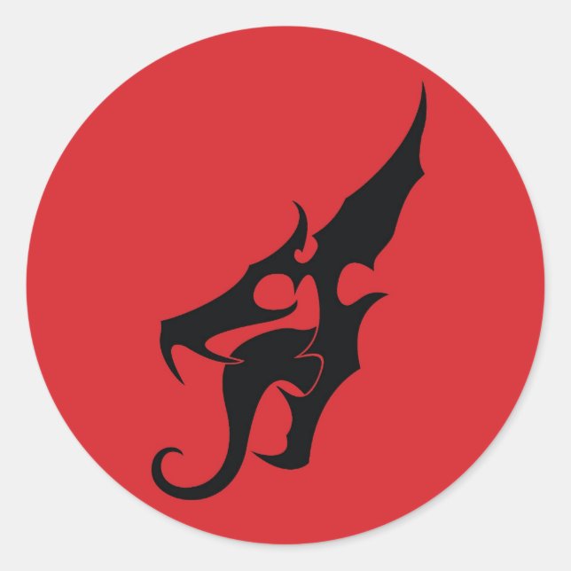 TRD Dragonhead Stickers (Vorderseite)