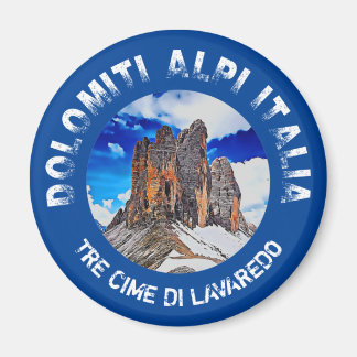 Tre Cime di Lavaredo. Dolomiti. Italien. Magnet