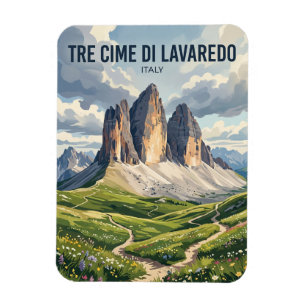 Tre Cime di Lavaredo Italien Magnet