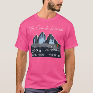 Tre Cime Lavaredo Drei Zinnen Dolomiten T-Shirt