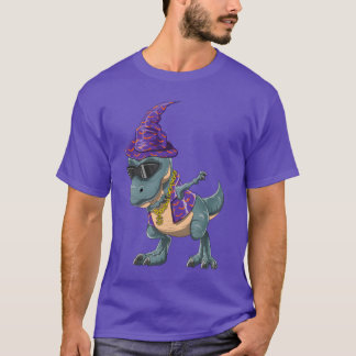 TRe Dabbing Dinosaur Rapper Happy Halloween Gesche T-Shirt