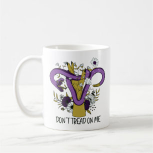 Tread an mir Uterus Kaffeetasse
