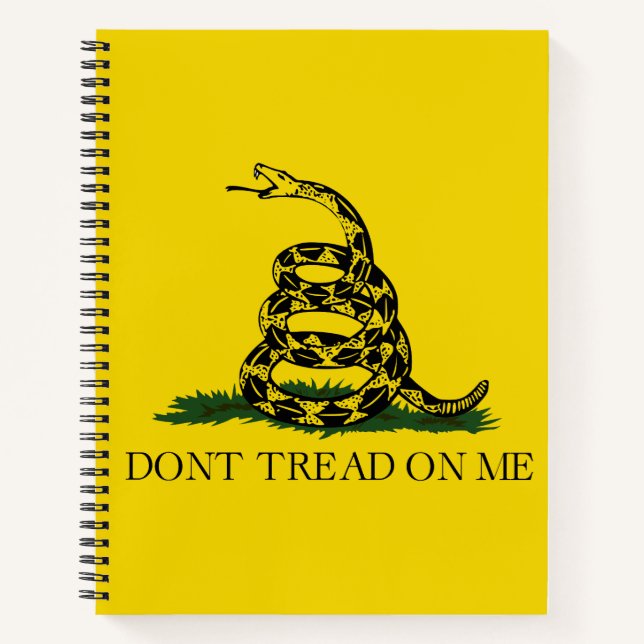 Tread auf Me-Notebook Notizbuch (Vorderseite)