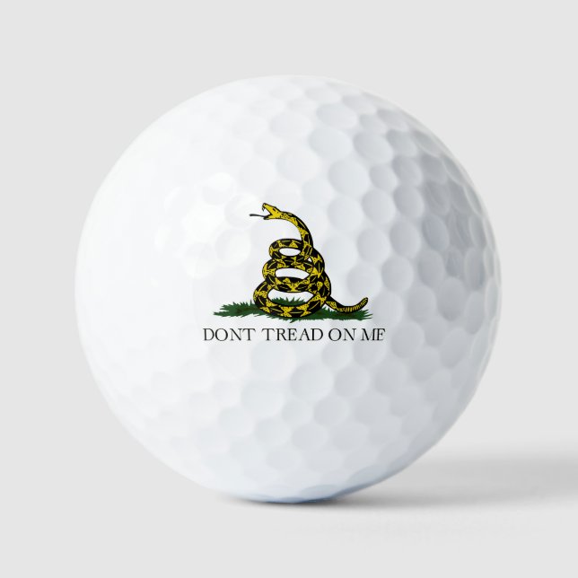 Tread on Me Golf Balls Golfball (Vorderseite)