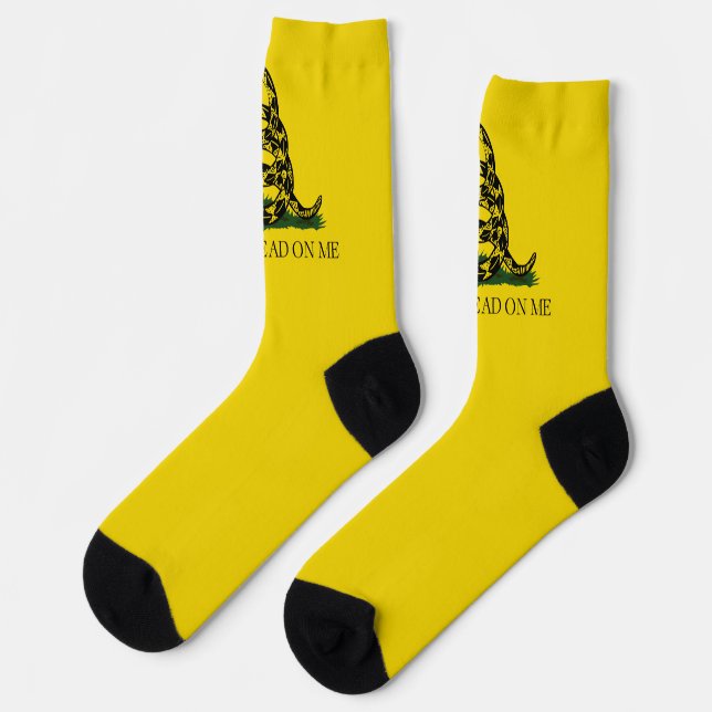 Tread on Me Socks Socken (Linkes Detail)