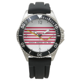 Tread on Me (United Staaten Naval Jack) Armbanduhr