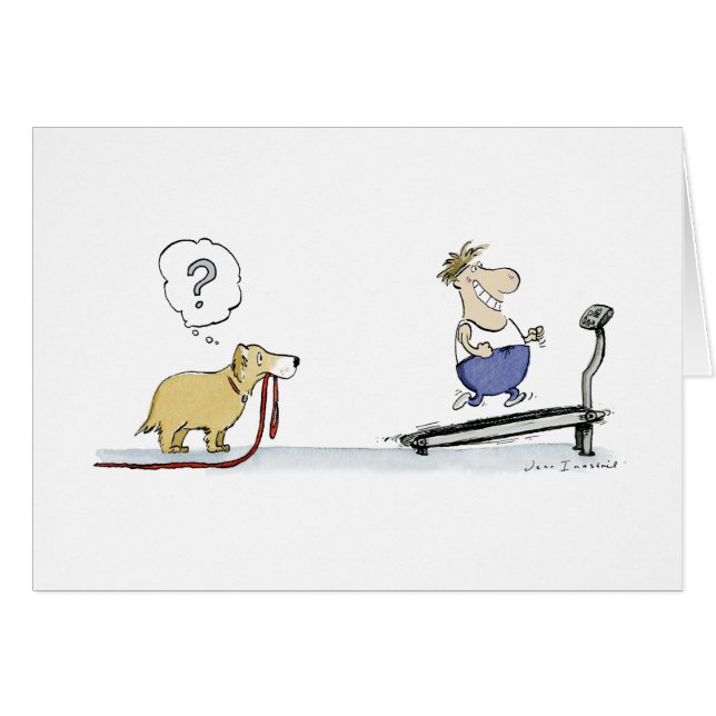 Treadmill Cartoon (Vorderseite (Horizontal))