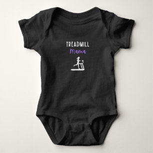 Treadmill Mama Runner Mama Running Workout Zuhause Baby Strampler