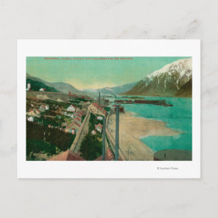 Treadwell, AK und Douglas City und Juneau in Postkarte