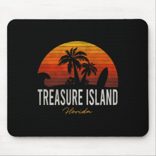 Treasinsel Beach Florida Fl Palms Urlaub Su Mousepad