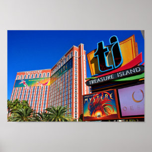 Treasinsel Hotel Las Vegas Amerika Poster