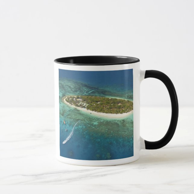 Treasinsel Resort und Schiff, Fidschi Tasse (Rechts)