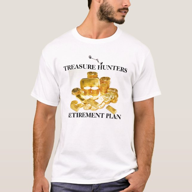 Treasur Jäger-Ruhestandsplan T-Shirt (Vorderseite)