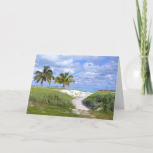 Treasure Cay Boardwalk, Bahamas Card Karte