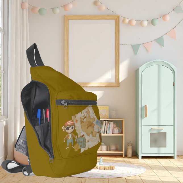 Treasure Hunter Pirate Birthday Crossbody Bag (Von Creator hochgeladen)