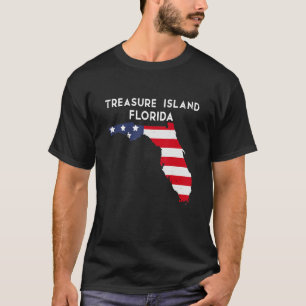 Treasure Island Florida USA Staat America Travel F T-Shirt