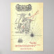 "Treasure Island Map" Poster (Vorne)