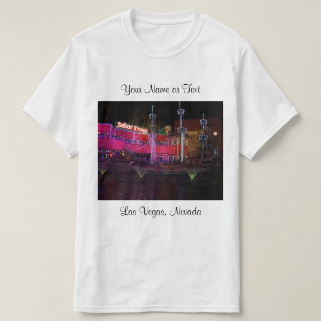 Treasure Island Pirate Ship #2 T - Shirt (Design vorne)