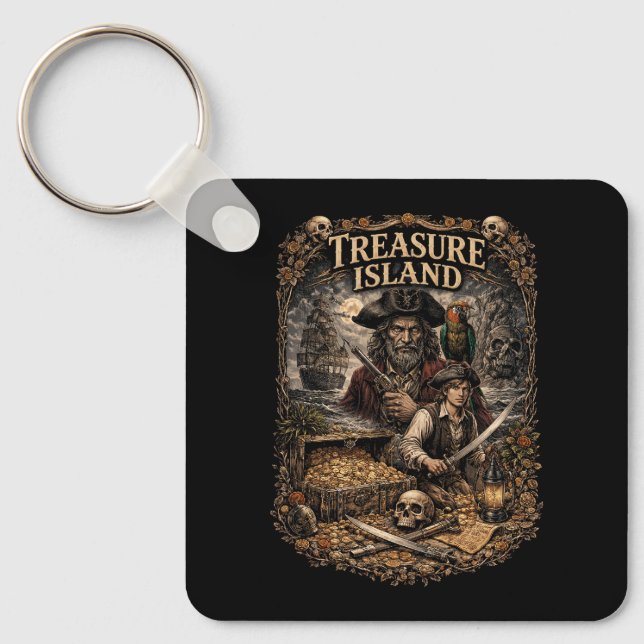 Treasure Island Schlüsselanhänger (Vorderseite)