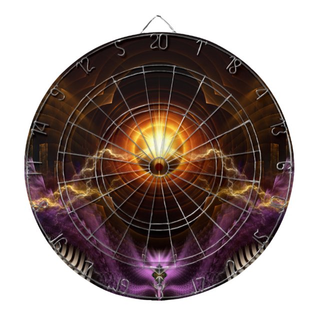 Treasure Of Night Fractal Dartscheibe (vorne)