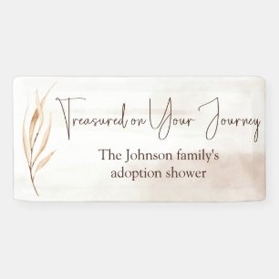"Treasured on your Journey" Foster Care Dusche Banner