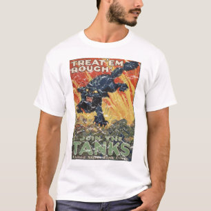 Treat 'Em Rough-1918 - abgenutzt T-Shirt