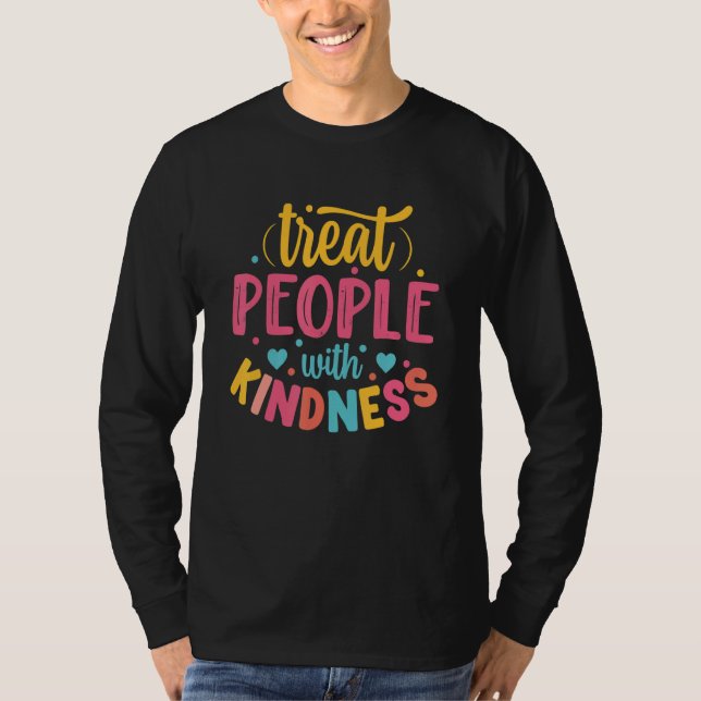 Treat People With Kindness Cool TPWK Trendy 2 T-Shirt (Vorderseite)
