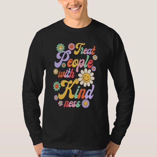 Treat People With Kindness    Cute Kind Trending T-Shirt (Vorderseite)