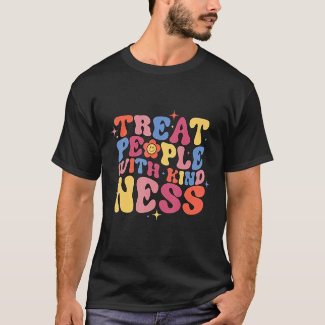 Treat People With Kindness  Trendy TPWK Preppy T-Shirt (Vorderseite)